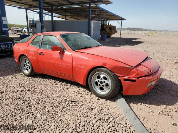 1986 Porsche 944 with VIN WP0AA0954GN154787, listed as a Copart auction lot 47305065 with 73,671 mi miles and Salvage Title. Bid and sale history available at carsss.com. Image 4.