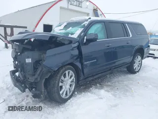 2021 Chevrolet Suburban High Country with VIN 1GNSKGKL0MR394305, listed as a IAAI auction lot 41512181 with 1 mi miles. Bid and sale history available at carsss.com. Image 2.