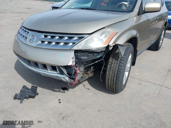 2006 Nissan Murano SL with VIN JN8AZ08W46W542957, listed as a IAAI auction lot 41858906 with 59,275 mi miles. Bid and sale history available at carsss.com. Image 6.