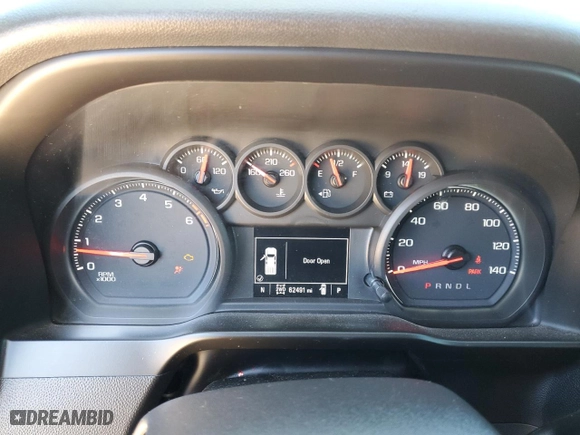 2019 Chevrolet Silverado 1500 Custom Trail Boss with VIN 3GCPYCEF4KG120324, listed as a Copart auction lot 85296344 with 62,491 mi miles and Salvage Title. Bid and sale history available at carsss.com. Image 9.