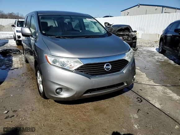 2012 Nissan Quest SL with VIN JN8AE2KPXC9030607, listed as a Copart auction lot 46149605 with 197,493 mi miles and Non Repairable. Bid and sale history available at carsss.com. Image 14.