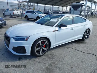 2023 Audi A5 Sportback S line Premium Plus with VIN WAUFACF5XPA058114, listed as a IAAI auction lot 41472732 with 31,366 mi miles. Bid and sale history available at carsss.com. Image 2.