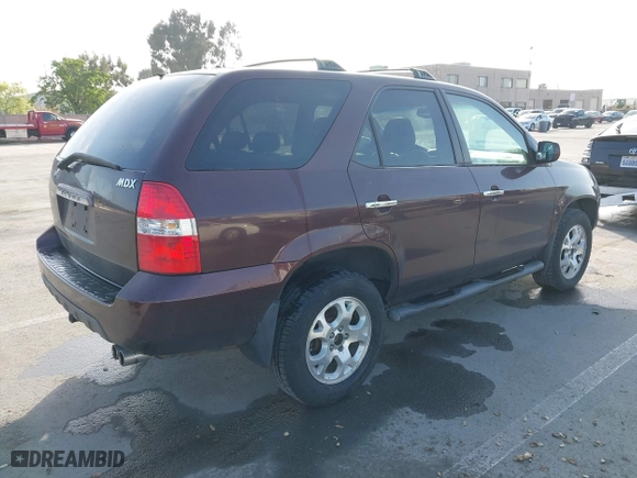 2001 Acura MDX Touring Pkg with VIN 2HNYD18851H541348, listed as a IAAI auction lot 42100858 with 320,332 mi miles. Bid and sale history available at carsss.com. Image 4.