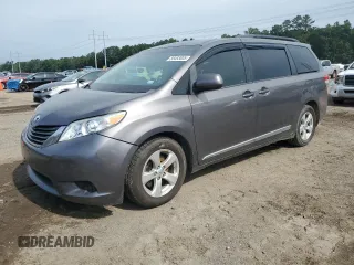 2014 Toyota Sienna LE AAS with VIN 5TDKK3DCXES491979, listed as a Copart auction lot 58493005 with 165,975 mi miles and Salvage title. Bid and sale history available at DreamBid. Image 1.