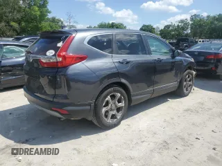 2017 Honda CR-V EX with VIN 7FARW1H52HE041050, listed as a Copart auction lot 51579625 with 197,127 mi miles and Salvage Title. Bid and sale history available at carsss.com. Image 3.