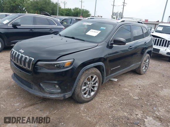 2019 Jeep Cherokee Latitude Plus with VIN 1C4PJLLB4KD176071, listed as a IAAI auction lot 42638016 with 99,401 mi miles and . Bid and sale history available at DreamBid. Image 2.