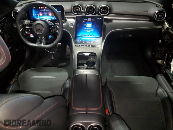 2023 Mercedes-Benz C 43 AMG with VIN W1KAF8HB3PR114416, listed as a Copart auction lot 79769474 with 24,215 mi miles and Salvage Title. Bid and sale history available at DreamBid. Image 8.