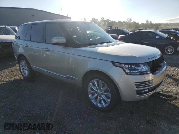 2014 Land Rover Range Rover HSE with VIN SALGS2WF8EA164266, listed as a Copart auction lot 57962545 with 105,622 mi miles and Salvage title. Bid and sale history available at DreamBid. Image 4.