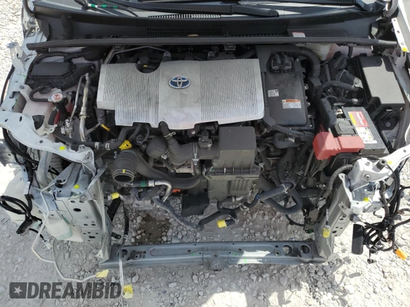 2022 Toyota Prius L Eco with VIN JTDKAMFU6N3161241, listed as a Copart auction lot 54227465 with 89,929 mi miles and Non Repairable. Bid and sale history available at DreamBid. Image 11.
