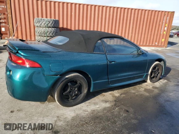1998 Mitsubishi Eclipse GS with VIN 4A3AX35G8WE140054, listed as a Copart auction lot 84078514 with 78,756 mi miles and Salvage Title. Bid and sale history available at carsss.com. Image 3.