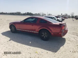 2007 Ford Mustang Deluxe with VIN 1ZVFT80N875310371, listed as a Copart auction lot 46859605 with 163,219 mi miles and Salvage Title. Bid and sale history available at carsss.com. Image 2.