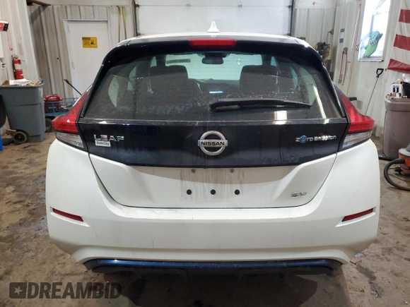 2018 Nissan LEAF SL with VIN 1N4AZ1CP0JC308817, listed as a Copart auction lot 88687055 with 40,644 mi miles and Salvage Title. Bid and sale history available at DreamBid. Image 6.