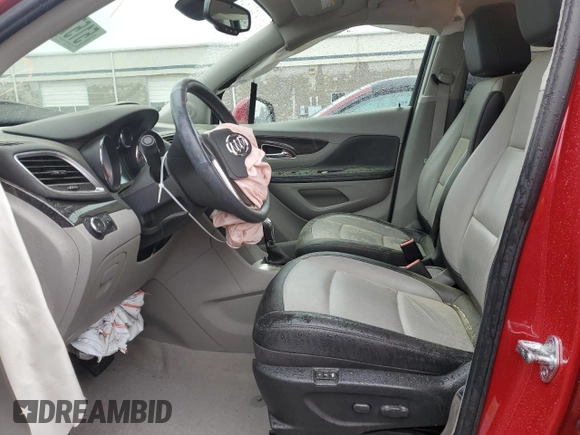 2016 Buick Encore Leather with VIN KL4CJCSB3GB704891, listed as a Copart auction lot 51579815 with 41,775 mi miles and Salvage Title. Bid and sale history available at carsss.com. Image 7.