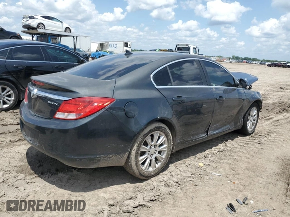 2012 Buick Regal with VIN 2G4GR5ER6C9193978, listed as a Copart auction lot 55847205 with 122,255 mi miles and Salvage title. Bid and sale history available at DreamBid. Image 3.