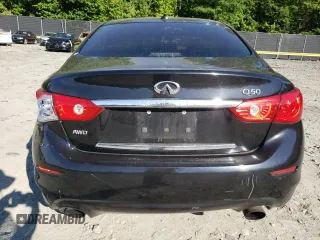 2017 Infiniti Q50 Premium with VIN JN1EV7AR2HM838907, listed as a Copart auction lot 56480525 with 161,304 mi miles and Salvage title. Bid and sale history available at DreamBid. Image 6.