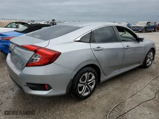 2016 Honda Civic Sedan LX with VIN 19XFC2F55GE078730, listed as a Copart auction lot 80890854 with 117,266 mi miles and Salvage Title. Bid and sale history available at carsss.com. Image 3.