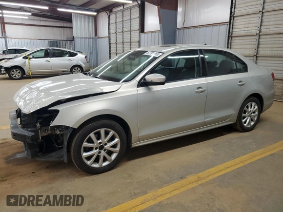 2011 Volkswagen Jetta Sedan SE w/Convenience & Sunroof with VIN 3VWDX7AJ5BM309358, listed as a Copart auction lot 52291065 with 179,251 mi miles and Salvage Title. Bid and sale history available at carsss.com. Image 1.