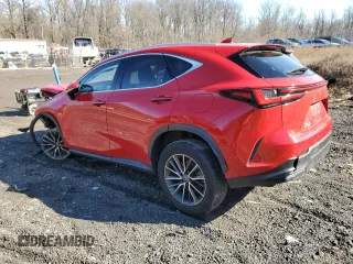 2022 Lexus NX with VIN JTJGGCEZ3N2002823, listed as a Copart auction lot 85219924 with 55,622 mi miles and Salvage Title. Bid and sale history available at carsss.com. Image 2.