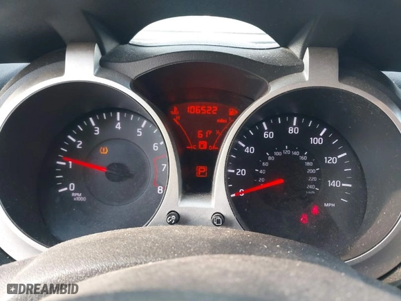 2012 Nissan Juke S with VIN JN8AF5MRXCT116659, listed as a IAAI auction lot 41890868 with 106,522 mi miles. Bid and sale history available at carsss.com. Image 7.
