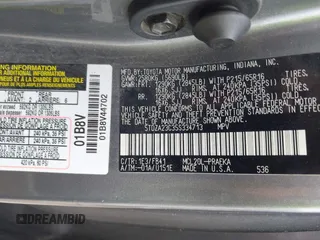 2005 Toyota Sienna CE with VIN 5TDZA23C35S334713, listed as a IAAI auction lot 42776085 with 192,370 mi miles and . Bid and sale history available at DreamBid. Image 9.