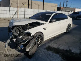 2021 BMW M5 with VIN WBS83CH06MCG40567, listed as a Copart auction lot 87288054 with 0 mi miles and Salvage Title. Bid and sale history available at carsss.com. Image 1.