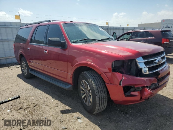 2016 Ford Expedition Max XLT with VIN 1FMJK1JT6GEF15185, listed as a Copart auction lot 54918025 with 166,027 mi miles and Salvage title. Bid and sale history available at DreamBid. Image 4.