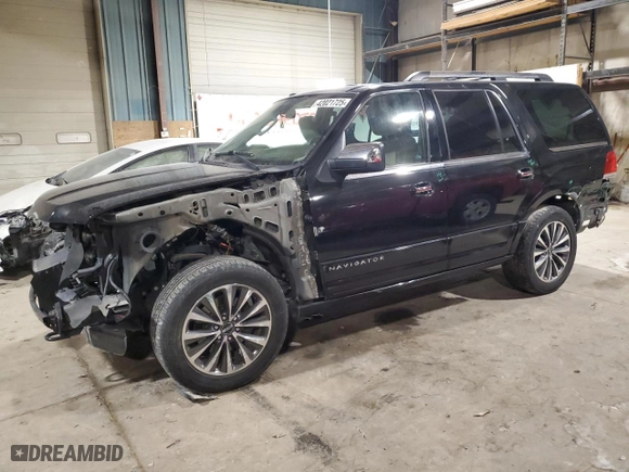 2015 Lincoln Navigator with VIN 5LMJJ2JT4FEJ14755, listed as a Copart auction lot 42021725 with 72,711 mi miles and Salvage Title. Bid and sale history available at carsss.com. Image 1.