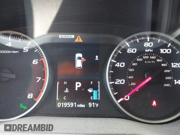 2024 Mitsubishi Eclipse Cross SE with VIN JA4ATWAA9RZ043647, listed as a IAAI auction lot 42795659 with 19,591 mi miles and . Bid and sale history available at DreamBid. Image 7.