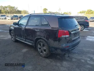 2012 Kia Sorento EX with VIN 5XYKUCA61CG247916, listed as a IAAI auction lot 40741466 with 1 mi miles. Bid and sale history available at carsss.com. Image 3.