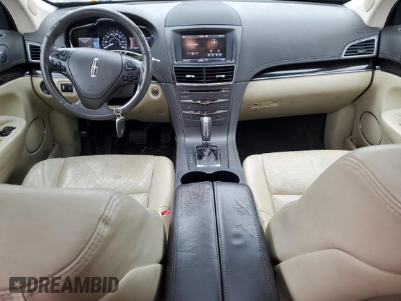 2014 Lincoln MKT with VIN 2LMHJ5FK9EBL50142, listed as a Copart auction lot 85564374 with 180,263 mi miles and Salvage Title. Bid and sale history available at DreamBid. Image 8.