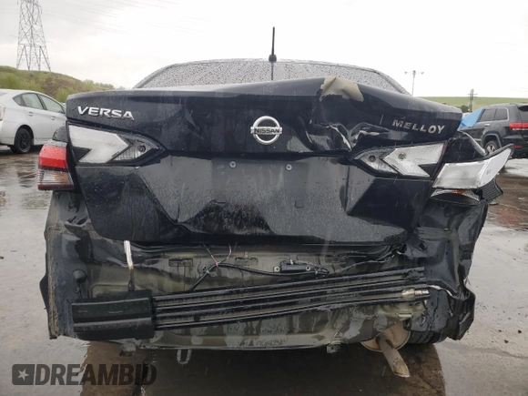 2021 Nissan Versa S with VIN 3N1CN8DV1ML858060, listed as a Copart auction lot 55814265 with 112,641 mi miles and Salvage title. Bid and sale history available at DreamBid. Image 6.