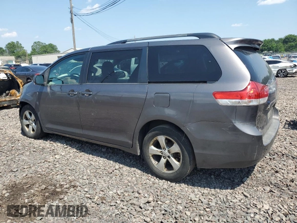 2012 Toyota Sienna XLE AAS with VIN 5TDYK3DC3CS237344, listed as a Copart auction lot 63271815 with 105,860 mi miles and Salvage title. Bid and sale history available at DreamBid. Image 2.