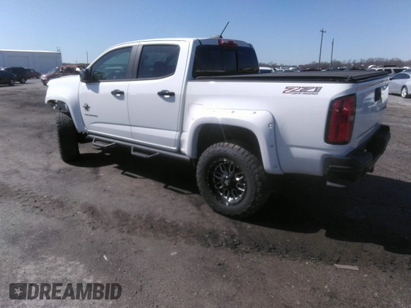 2021 Chevrolet Colorado 4WD Z71 with VIN 1GCGTDEN6M1166282, listed as a IAAI auction lot 40316921 with 35,515 mi miles and . Bid and sale history available at DreamBid. Image 3.
