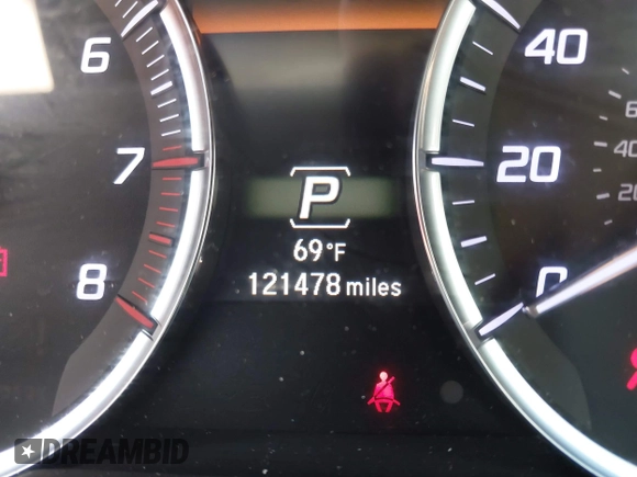 2020 Acura TLX w/Technology Pkg with VIN 19UUB1F56LA008852, listed as a IAAI auction lot 41904628 with 121,478 mi miles. Bid and sale history available at carsss.com. Image 15.