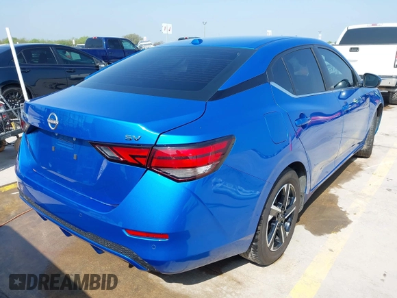 2024 Nissan Sentra SV with VIN 3N1AB8CV3RY282385, listed as a IAAI auction lot 41922422 with 25,671 mi miles and . Bid and sale history available at DreamBid. Image 4.
