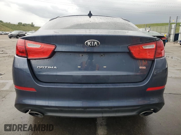 2015 Kia Optima LX with VIN 5XXGM4A76FG367532, listed as a Copart auction lot 58993035 with 100,928 mi miles and Salvage title. Bid and sale history available at DreamBid. Image 6.