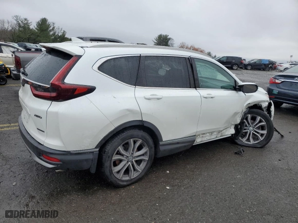 2020 Honda CR-V Touring with VIN 7FARW2H9XLE000859, listed as a Copart auction lot 84952894 with 86,740 mi miles and Salvage Title. Bid and sale history available at carsss.com. Image 3.