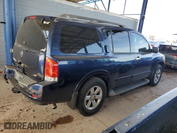 2011 Nissan Armada SV with VIN 5N1AA0ND4BN602883, listed as a Copart auction lot 42080815 with 225,898 mi miles and Salvage Title. Bid and sale history available at DreamBid. Image 3.