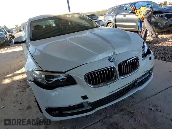 2015 BMW 5 Series 528i with VIN WBA5A5C52FD519802, listed as a Copart auction lot 46165805 with 88,458 mi miles and Salvage Title. Bid and sale history available at DreamBid. Image 10.