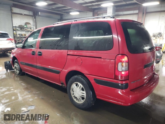 2001 Chevrolet Venture LS Y3G Mobility z VIN 1GNDX03EX1D303731, wystawiony jako Copart lot #41605115 z przebiegiem 219 758 mil mil oraz Szkoda całkowita • Salvage title. Historia ofert i sprzedaży dostępna na DreamBid. Obrazek 2.