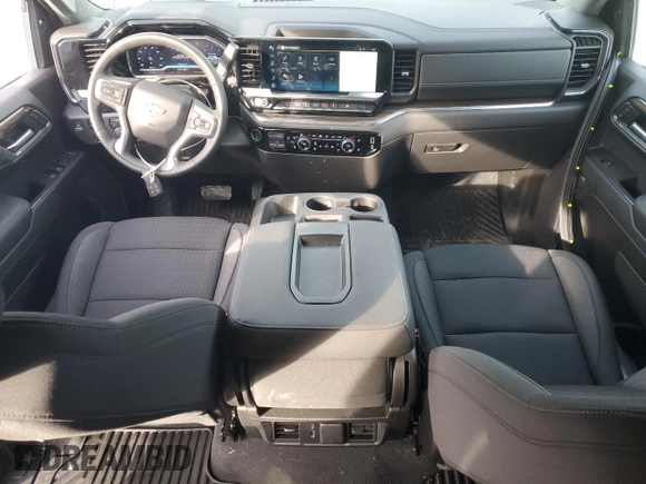 2025 Chevrolet Silverado 1500 with VIN 3GCPKKEK1SG119365, listed as a Copart auction lot 43724235 with 3,439 mi miles and Salvage Title. Bid and sale history available at DreamBid. Image 8.