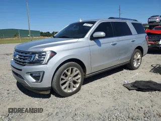 2019 Ford Expedition Limited с VIN 1FMJU1KT1KEA60070, выставлен на аукционе Copart как лот 52327215 с пробегом 93 615 миль миль и Списание • Salvage title. История ставок и продаж доступна на DreamBid. Изображение 1.