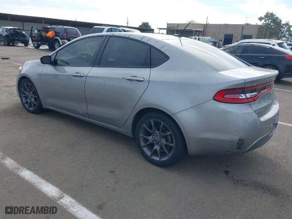 2016 Dodge Dart SE with VIN 1C3CDFAA6GD644556, listed as a IAAI auction lot 41648354 with 128,802 mi miles. Bid and sale history available at carsss.com. Image 3.