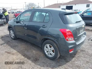 2020 Chevrolet Trax LS with VIN 3GNCJKSBXLL185161, listed as a IAAI auction lot 42032231 with 82,587 mi miles and . Bid and sale history available at DreamBid. Image 3.