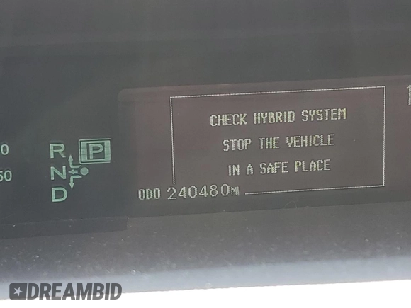 2012 Toyota Prius One with VIN JTDKN3DU6C1555901, listed as a Copart auction lot 53722475 with 240,480 mi miles and Clean Title. Bid and sale history available at carsss.com. Image 9.