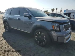 2024 Kia Telluride SX with VIN 5XYP54GC9RG530420, listed as a Copart auction lot 58373725 with 13,035 mi miles and Salvage title. Bid and sale history available at DreamBid. Image 4.