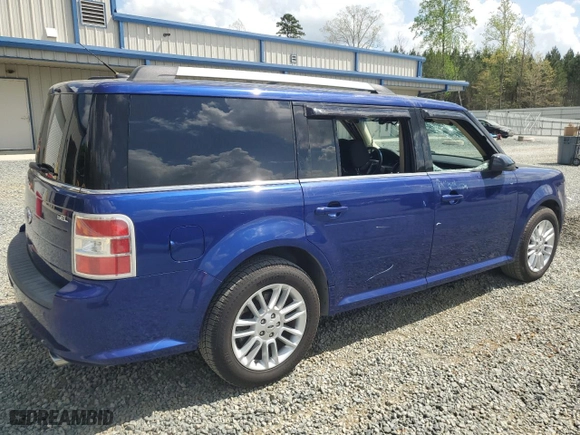 2014 Ford Flex SEL with VIN 2FMGK5C86EBD43002, listed as a Copart auction lot 51981525 with 101,442 mi miles and Salvage Title. Bid and sale history available at carsss.com. Image 3.