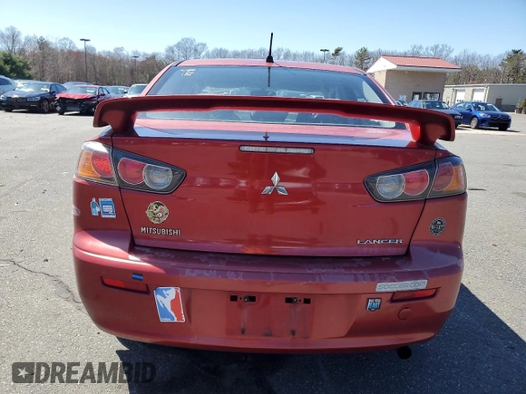 2010 Mitsubishi Lancer ES with VIN JA32U2FU2AU030631, listed as a Copart auction lot 53632865 with 249,060 mi miles and Salvage Title. Bid and sale history available at carsss.com. Image 6.