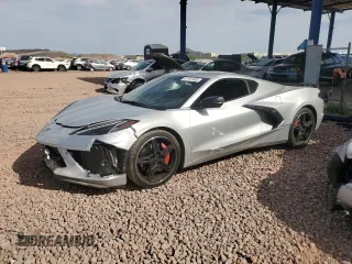 2020 Chevrolet Corvette 3LT z VIN 1G1Y82D43L5105085, wystawiony jako Copart lot #51187485 z przebiegiem 50 090 mil mil oraz Szkoda całkowita • Salvage title. Historia ofert i sprzedaży dostępna na DreamBid. Obrazek 1.