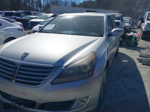 2014 Hyundai Equus Signature with VIN KMHGH4JH1EU073912, listed as a IAAI auction lot 41672671 with 168,197 mi miles and . Bid and sale history available at DreamBid. Image 2.